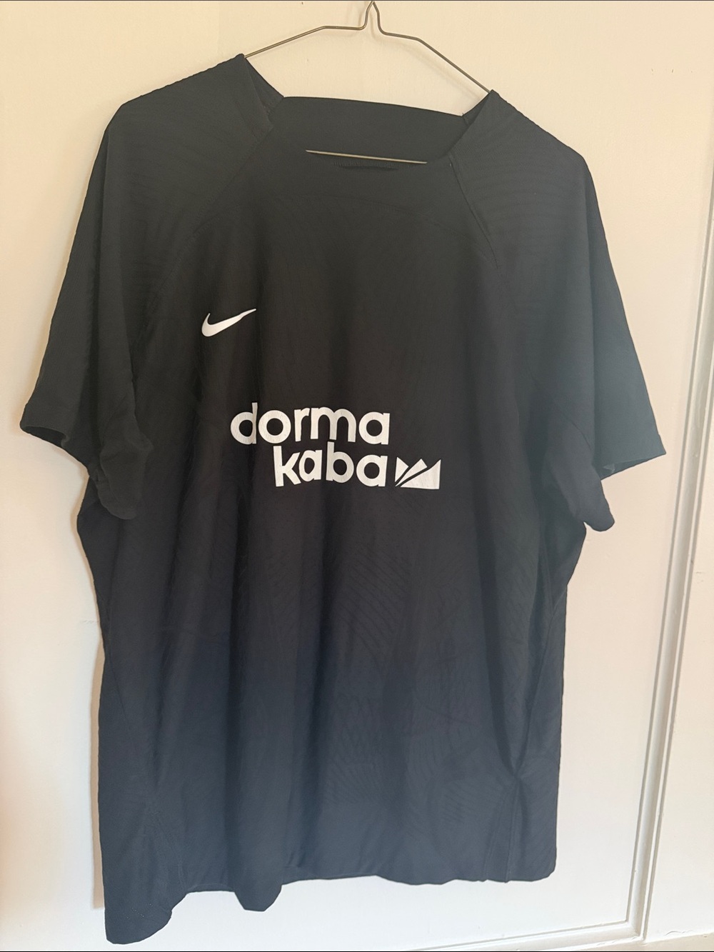 Nike Black Dri-Fit with White Swoosh and 'dorma kaba' Logo Nike Premier Club 21